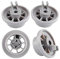 4pcs Dishwasher Wheels Compatible With Bosch Compatible With Siemens Compatible With Neff Dish Washing Machine Rack Basket Wheels Replacement Parts Accessories