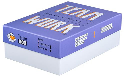 FALKEN Original StoryBox TEAM. 120 mm hoch DIN A4+ Made in Germany. Geschenkbox mit Deckel. Ideal für Erinnerungen, Fotos, Sammlungen, Bilder, Basteleien Aufbewahrungsbox Schachtel Allzweckbox