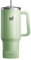 IceDrop® XXL Thermo Cup 1.2L für 12 Stunden kalte oder heiße Getränke I 100% auslaufsicherer Thermobecher mit Strohalm I robuste Trinkflasche mit Strohhalm und Griff I Tumbler Cup - Grün
