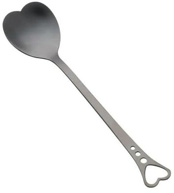 QXWD 30 cucchiaini da caffè a forma di cuore in acciaio inox