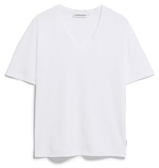 ARMEDANGELS Damen T-Shirt aus Tencel™ Lyocell Mix V-Neck Loose Fit