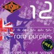 Rotosound Purples nickel electric guitar strings 12-52 (2 PACKS)