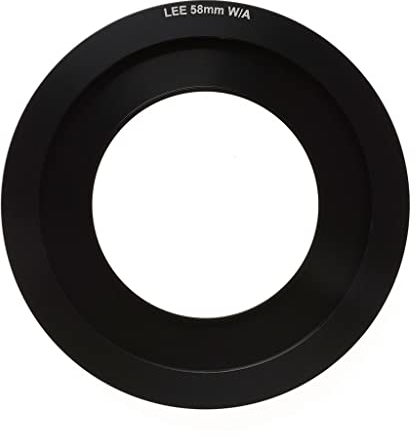 Lee Filters FHWAAR58C Bague d'Adaptation Grand Angle Diamètre 58 mm Noir