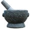Granit Mörser + Stößel sehr massiv steinmörser innenØ12cm Naturstein Naturmörser
