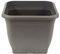 greemotion Pflanzkübel Pia Anthrazit-Grau - Blumentopf 40x40cm - 25L Blumenkübel eckig - Übertopf UV-beständiger Kunststoff - Pflanztopf frostsicher - Pflanzgefäß mit Bodenlöchern - Pflanzen-Zubehör