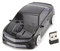 Rouge 3D 2,4 GHz Sport Forme de Voiture Souris sans Fil Ergonomique Souris Optique avec récepteur USB pour Ordinateur Portable PC Ordinateur 1600DPI 3 Boutons Noir