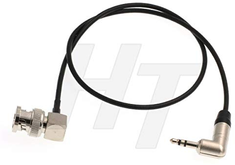 HangTon Tentacle Sync Timecode-Kabel, rechtwinklig, 3,5 mm, TRS auf BNC, bidirektional, für Canon- und Sony-Kamera