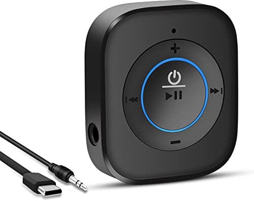 Friencity Bluetooth 5.4 Receiver for Speaker, Bluetooth Audio Receiver Adapter for Car Stereo Home Stereo Amp Wired Headphones, Hi-Fi Music Wireless AUX Adapter with 3.5mm RCA Jack, 20H Playtime
