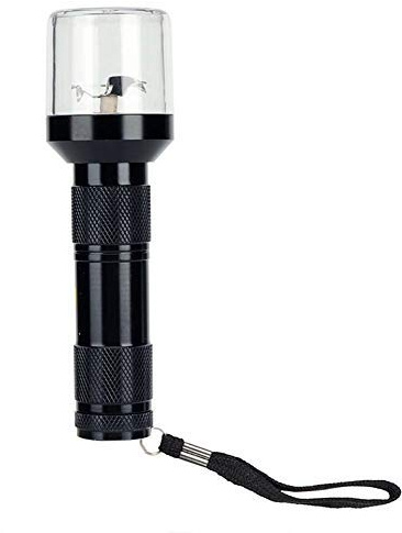 Elektrischer Grinder, Elektrische Pulvermühle Brecher, 0.5-10g Pulver auf Einmal Mahlen Elektrische Müller für DIY Lippenstift Lipgloss Farbpulver (Schwarz)
