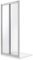 Idralite Porte de Douche 70CM H185 Verre Transparent Ouverture Saloon avec 2 parois pivotantes Mod. Clint