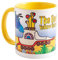 Yellow Submarine Scene Mug With Yellow Handle