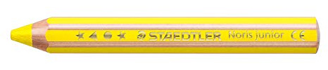 STAEDTLER Noris Junior 140-1 3-in-1 coloured pencil, yellow
