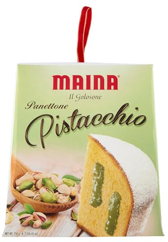 PANETTONE MAINA 750 GR IL GOLOSONE PISTACCHIO CREMA PISTACCHIO CIOCCOLATO