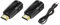 iToQ Adaptateur vers VGA Convertisseur Audio HD 1080p Transmission Audio avec Convertisseur Audio Jack 3.5mm Noir