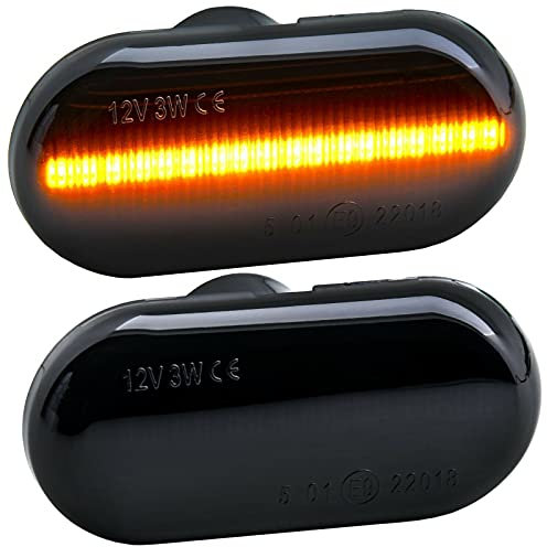 Recambo LED SEITENBLINKER passend für Dacia Duster I, Logan I MCV | DOKKER | LODGY | SCHWARZ