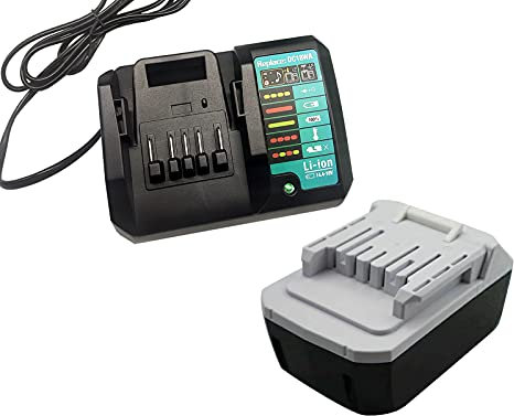 18V 3.0Ah BL1813G BL1811G BL1830G 195608-4 Batería + cargador DC18WA Reemplazo compatible para Makita Impact Driver DF457D UR180D UH522D CL183D Taladro Makita HP457D TD127D