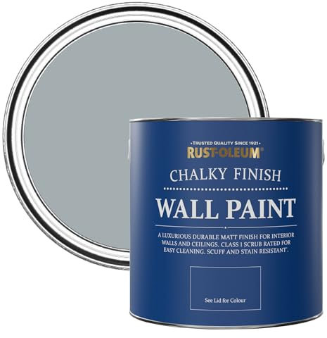 Rust-Oleum Grey Matt Emulsion Wall Paint - Mineral Grey 2.5L