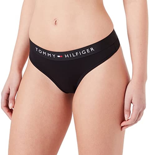 Tommy Hilfiger Perizoma Donna Tanga, Nero (Black), L