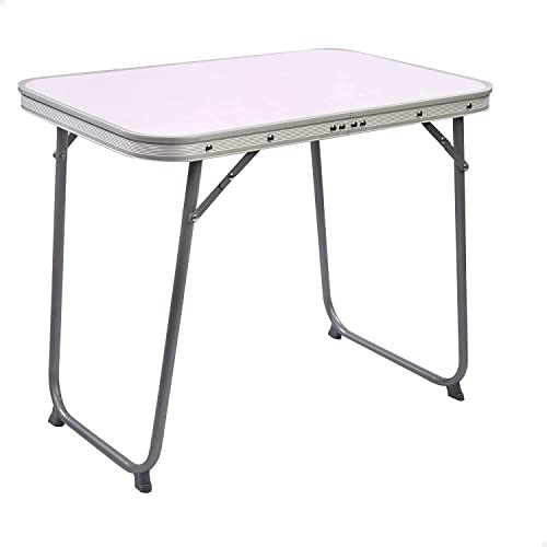 FERRETERIA LEPANTO Mesa Plegable Playa, Mesa Plegable pequeña para Playa, Camping, Piscina y hogar (60x40x50 cm)