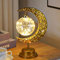 Ramadan Moon Lampada da tavolo a mezzaluna a batteria in metallo a forma di stella lunare lampada Eid decorazioni mezza luna lampada da comodino per casa camera da letto