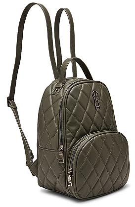 Steve Madden Damen BAYBEE Midi Rucksack, Oliv/Blatt für Mich (Leaf It to Me), Einheitsgröße