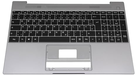MEDION 40074203 Original Tastatur inkl. Topcase DE (deutsch) schwarz/grau für Akoya E15301, E15302