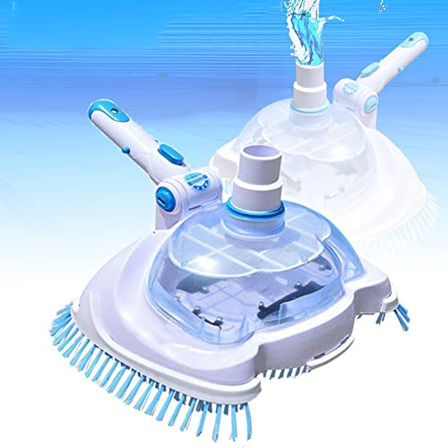 Aspirateur de Piscine Liner de Piscine Aspirateur de Piscine, tête d'aspirateur pour Piscine et Spa Aspirateur Manuel Transparent Outils de Nettoyage et d'entretien, pour Piscine, Spa, Piscine