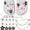DKDDSSS 26 Stück Schuh Charms, Blumen-anhänger Für Croc, Süße Schuh anhänger für Schuhe, Schuhanhänger Armbandanhänger, Clog-Dekor für Bands Bracelet, Schuh-Charm für Kinder Erwachsene