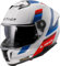 LS2, Integraler Motorradhelm STREAM II VINTAGE Gloss White Blue Red, L