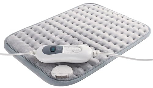 Gima Warmy 28670 Heizkissen aus Fleece, waschbar, ohne Abdeckung, für Rücken und Nacken, mit 3 Temperatureinstellungen und Schutzsystem