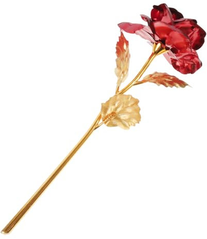 DECHOUS 1pieza Rosa Artificial De Flor Preservada para Decoración para San Valentín y Hogar