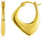 ALEXCRAFT Dick Ohrringe Gold Creolen Eckig Klein Damen 14K Vergoldete Ohrringe Geschenk für Frauen Freundin Mama Mädchen