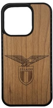 ICONIC PUZZLES, Lazio Wooden Phone Case in 100% sustainable wood, compatible with iPhone 14 Pro, resistant, gift idea