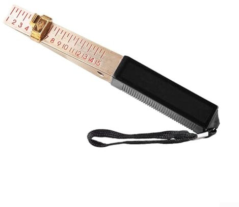 Wedge-Shaped Vernier Feeler Gauge, Door Gap Measuring Tool, Fire Door Gap Gauge Checker-Tool Engineering 1-15mm Ruler