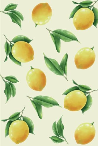 Lemon Notebook A5: 100 Ruled Lined Pages | Diary, Journal