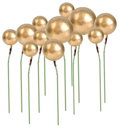 Parliky Adornos Para Tartas Con Bolas Redondas De 20 Piezas Adorno Para Magdalenas Adornos Para Magdalenas Decoración Para Pasteles Selecciones Para Pasteles