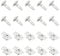 ZEALfix Lot de 10 paires de vis de fixation du capot moteur Clips de fixation en alliage d'aluminium Compatible avec 206 207 406 407 806 807