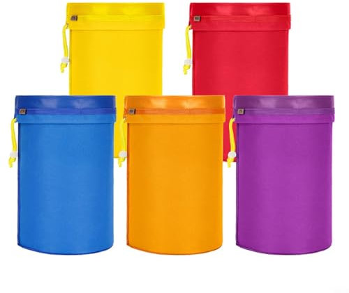 babominimer 3,5 Liter Filtrations-Luftblasen-Beutel-Set, 5 Stück Luftpolsterbeutel, Luftpolsterbeutel-Set mit integrierter Schnur zum Kochen, Parfüm, Shampoos, Seifen