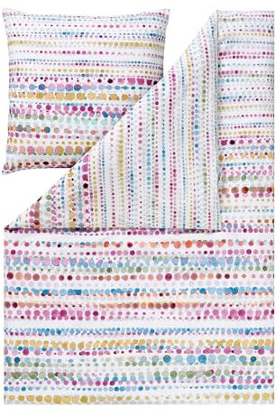 Estella Seersucker Bettwäsche Jamie Multicolor 1 Bettbezug 135 x 200 cm + 1 Kissenbezug 80 x 80 cm