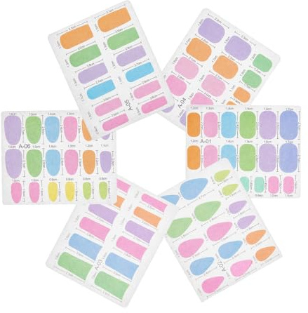 NICENEEDED Fiberglas Nagelverlängerungsset Nagelverlängerung Seide Fiberglas 6 Nagelformen DIY Nagelspitzen Werkzeug Zubehör Set Für UV Gel Nägel Kunst Zuhause Salon