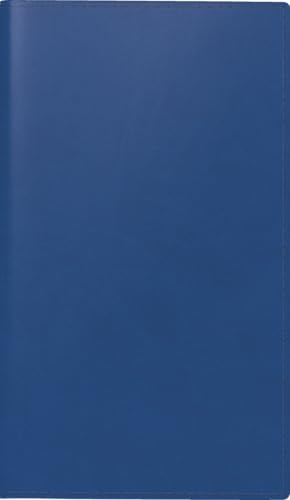 BRUNNEN Taschenkalender Mod. 753 2027 | A6, Kunstleder, blau