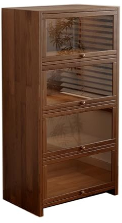 Credenza con scomparti per tazze da tè e oggetti da collezione, design elegante