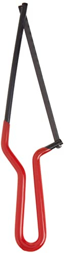 Superior Tool 37700 Mini Hacksaw-Hacksaw with 6 Inch Steel Blade 32 Teeth per Inch,Red