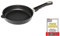 AMT Gastroguss Bratpfanne 24 cm Ø Schwenkpfanne 4 cm hoch, fester Stiel, induktionsgeeignet, Lotan® Antihaft-Veredelung, Gusspfanne (Aluguss), AMZN-I-424