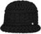 LIERYS Classico Damen Strickhut - Made in Germany Glockenhüte Damenhut Winterhut Herbst-Winter - One Size schwarz