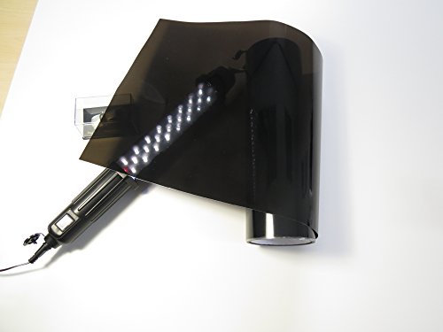 Könighaus (3,85€/m2) Scheinwerfer Tönungsfolie Tief Schwarz (Rückleuchten Blinker Nebelleuchten) 200 x 30 cm