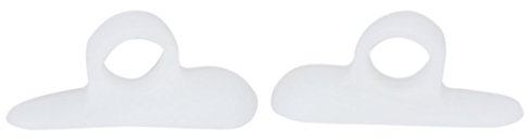 PRO 11 WELLBEING Toe Crests 100% Gel - Helps Hammer, Claw and Mallet Toes.1 Pair two sizes (Men's)