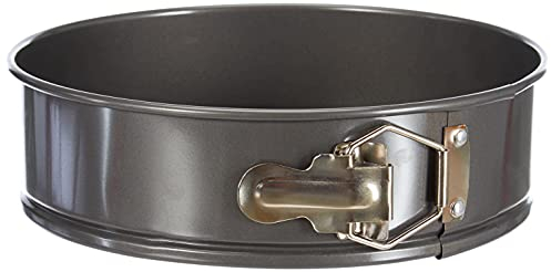 Quid Sweet Grey Molde Redondo Desmontable Acero Pintado 22cm Acero Carbonatado Apto Horno Antiadherente