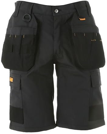DEWALT Cheverley L, W Grey Polycotton Shorts 40W