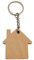 Wooden Key Ring - Little Home Shape Wood Keyring Keychain Car Keys House